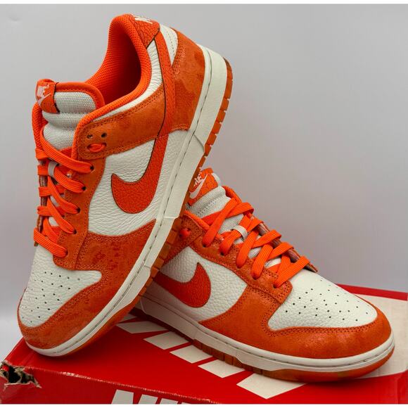 Nike Dunk Low Cracked Orange FN7773-001 10.5 W / 9 M # 415 main image 6